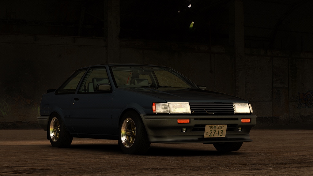 #ZC '90s Toyota AE86 Coupe, skin 02_blue