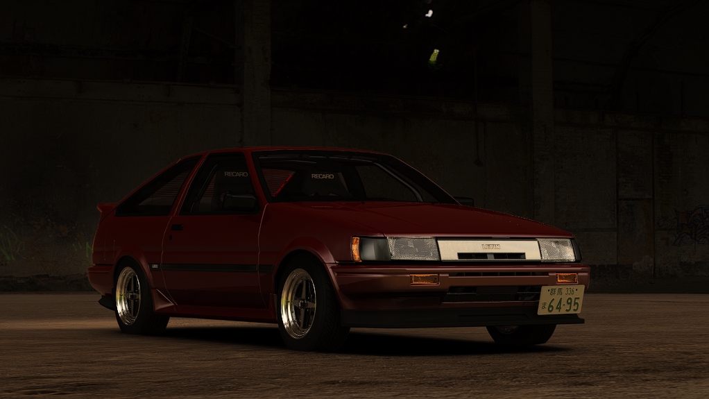 #ZC '90s Toyota AE86 Levin 'Winters', skin 02_red
