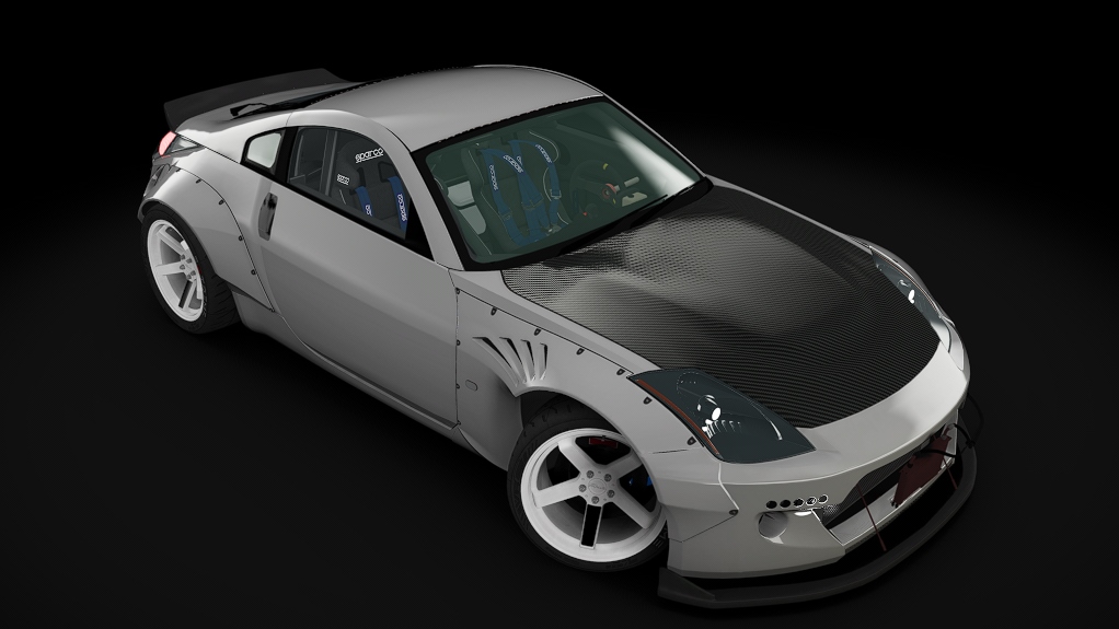 SRDL Nissan Fairlady' 350z Nybbish, skin silver_grey