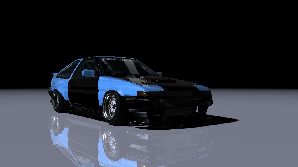 pib ae86, skin blue