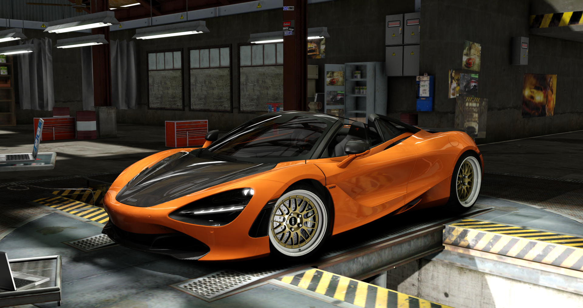 McLaren 720S Spider Jay Spec, skin Orange_Metallic