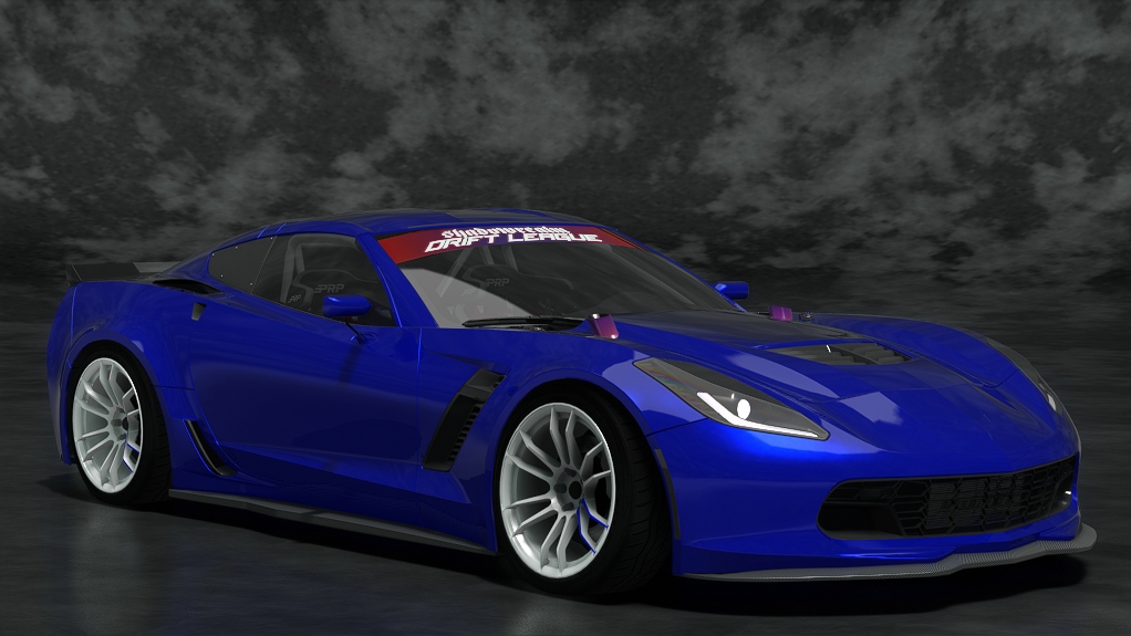 SRDL Pro v2 Chevrolet Corvette C7, skin 4_blue