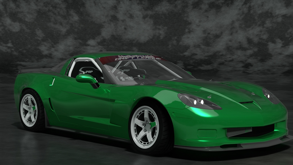 SRDL Pro v2 Chevrolet Corvette C6, skin 6_green