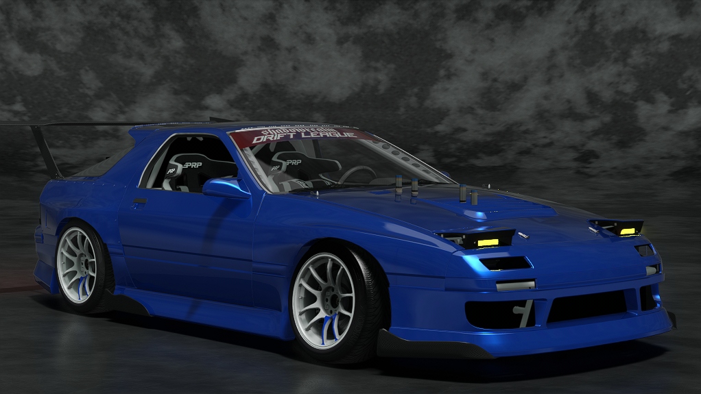 SRDL Pro v2 Mazda RX-7 FC, skin 4_blue