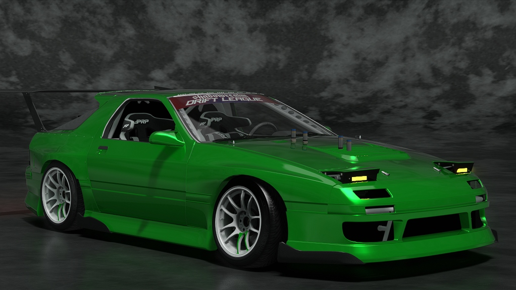 SRDL Pro v2 Mazda RX-7 FC, skin 6_green