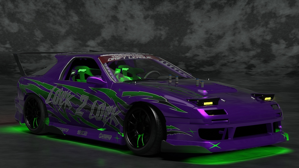 SRDL Pro v2 Mazda RX-7 FC, skin 9_L2L_slammed_fc