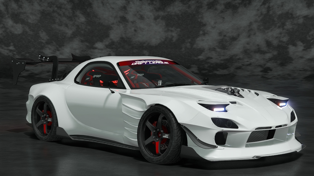 SRDL Pro v2 Mazda RX-7 FD, skin 2_White
