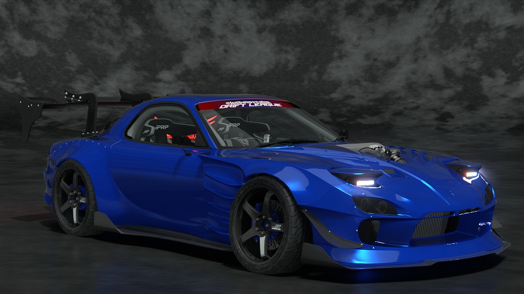 SRDL Pro v2 Mazda RX-7 FD, skin 5_Blue
