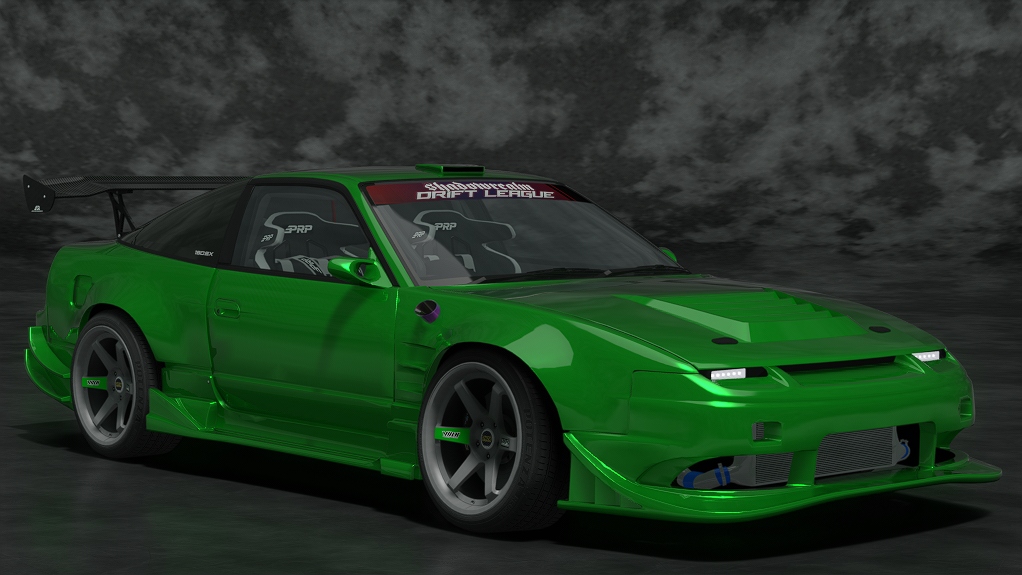 SRDL Pro v2 Nissan 180sx, skin 6_green