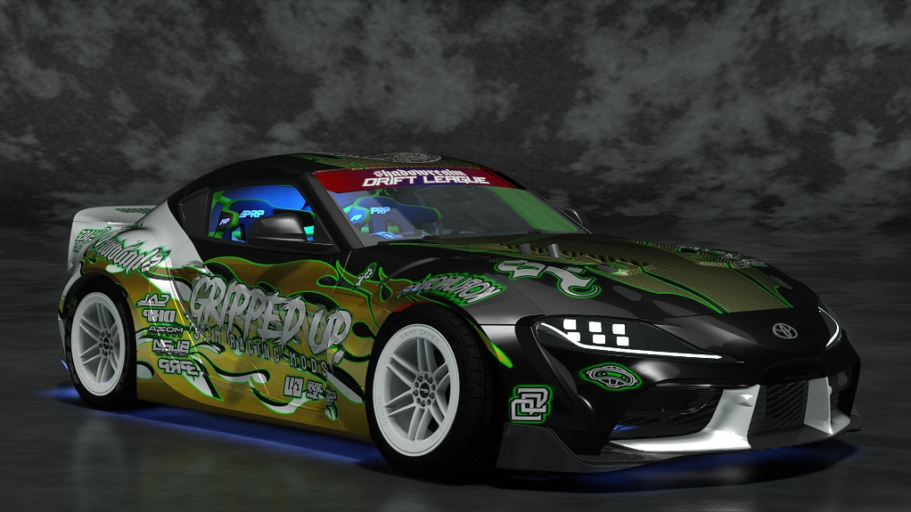 SRDL Pro v2 Toyota Supra A90, skin 1_gripped_up