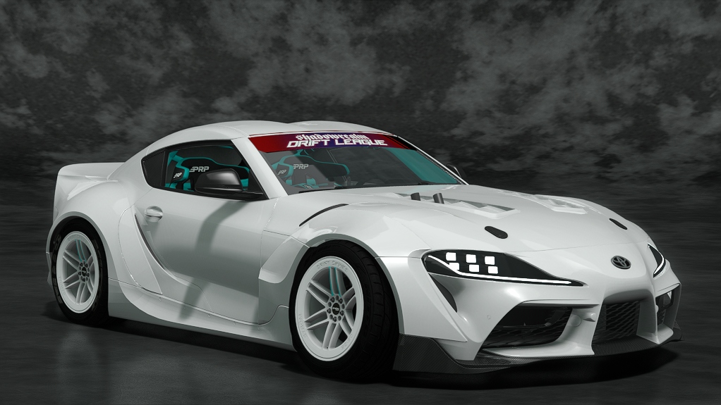 SRDL Pro v2 Toyota Supra A90, skin 2_white