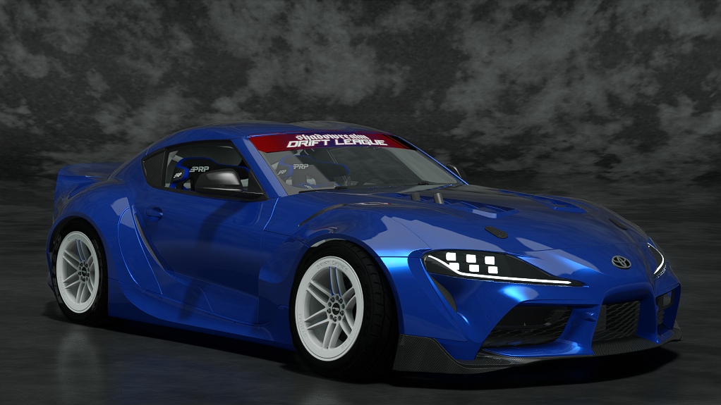 SRDL Pro v2 Toyota Supra A90, skin 4_blue
