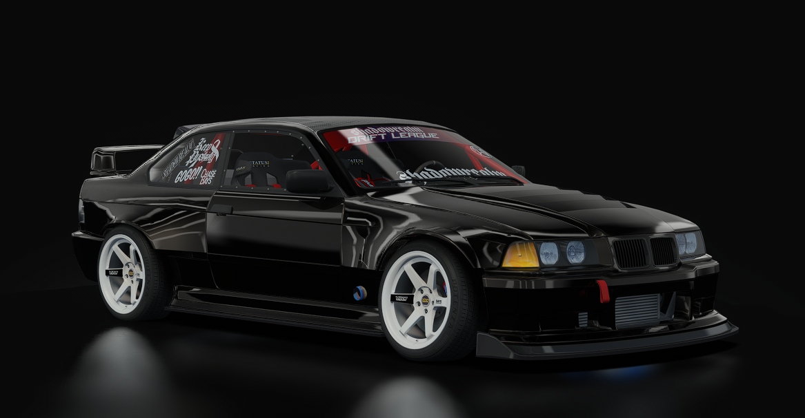SRDL ProAM V3 BMW E36, skin 1_SDco_Black