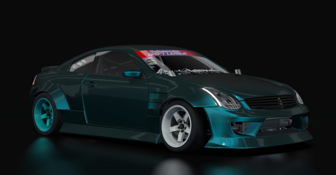 SRDL ProAM V3 Infiniti G35 Coupe, skin 3_Blue-Green