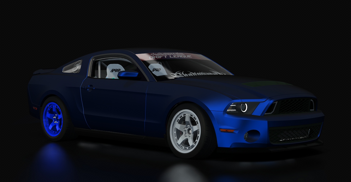 SRDL ProAM V3 Mustang S197, skin 3_Blue