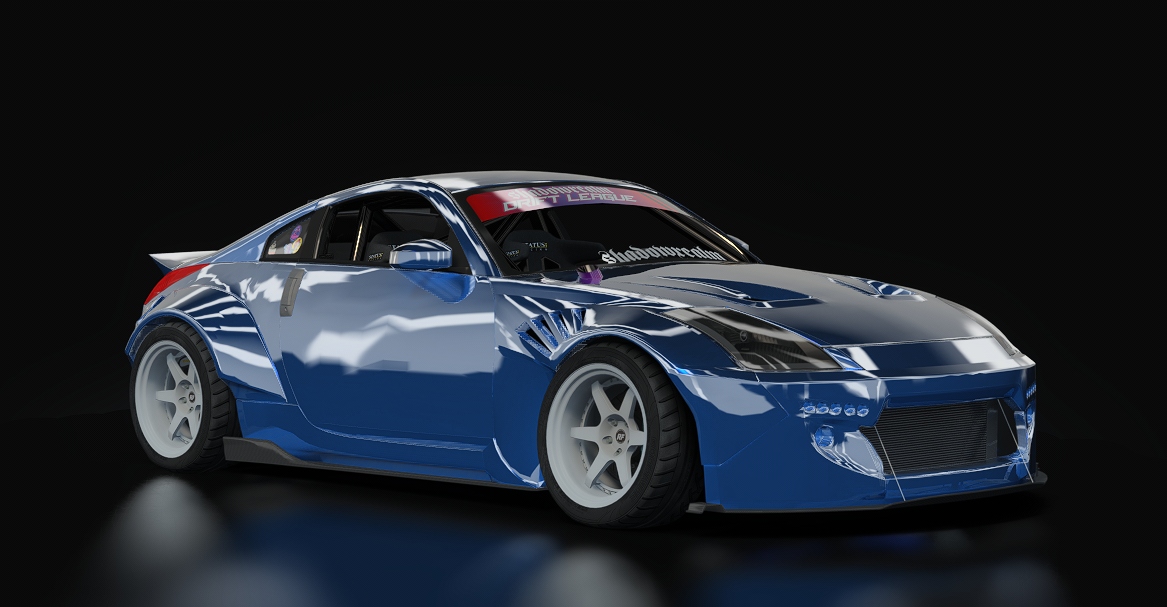 SRDL ProAM V3 Nissan 350z, skin 2_Blue