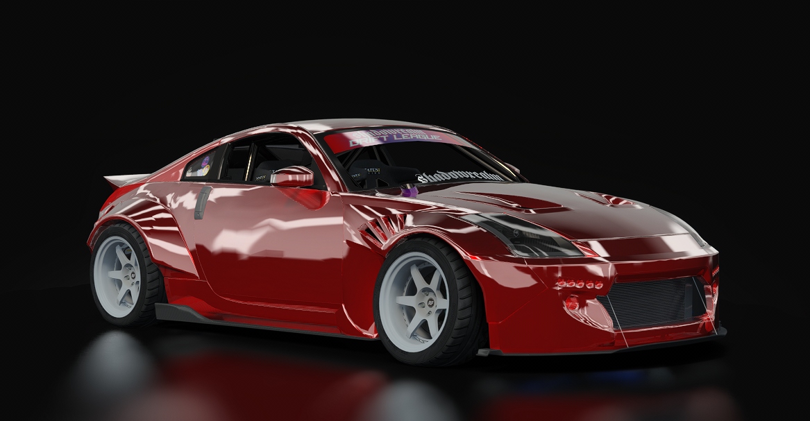 SRDL ProAM V3 Nissan 350z, skin 4_Red