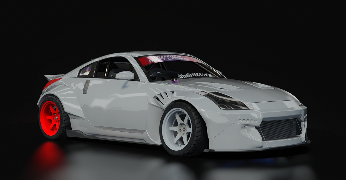 SRDL ProAM V3 Nissan 350z, skin 5_White