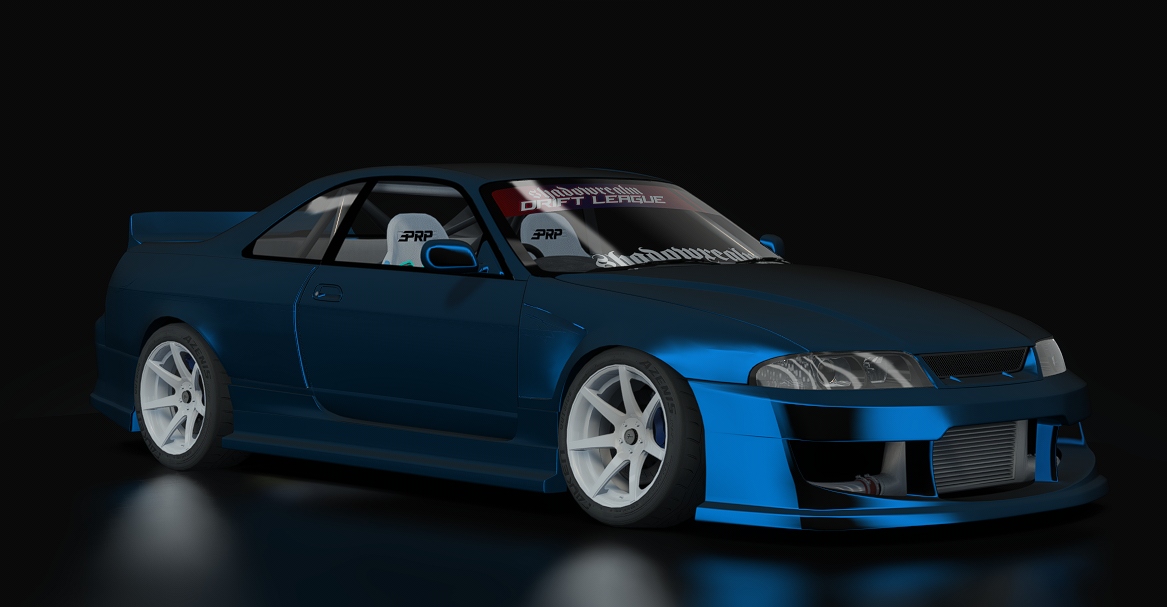 SRDL ProAm V3 Nissan R33, skin 2_Blue
