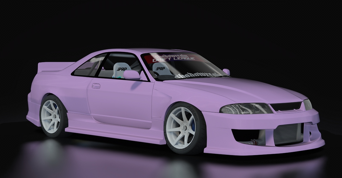 SRDL ProAm V3 Nissan R33, skin 3_Pink