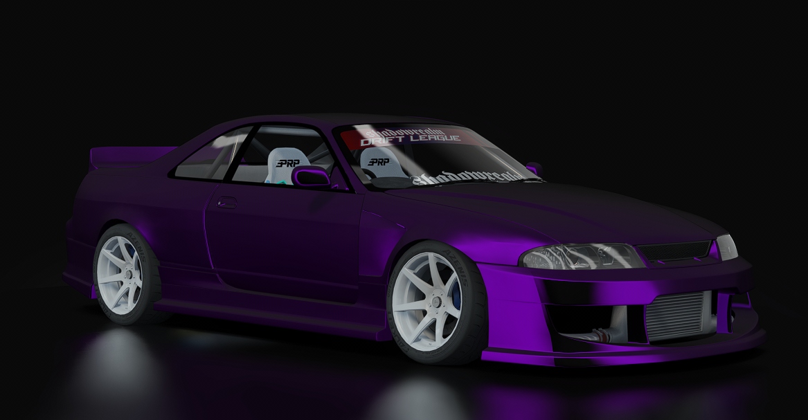 SRDL ProAm V3 Nissan R33, skin 4_Purple