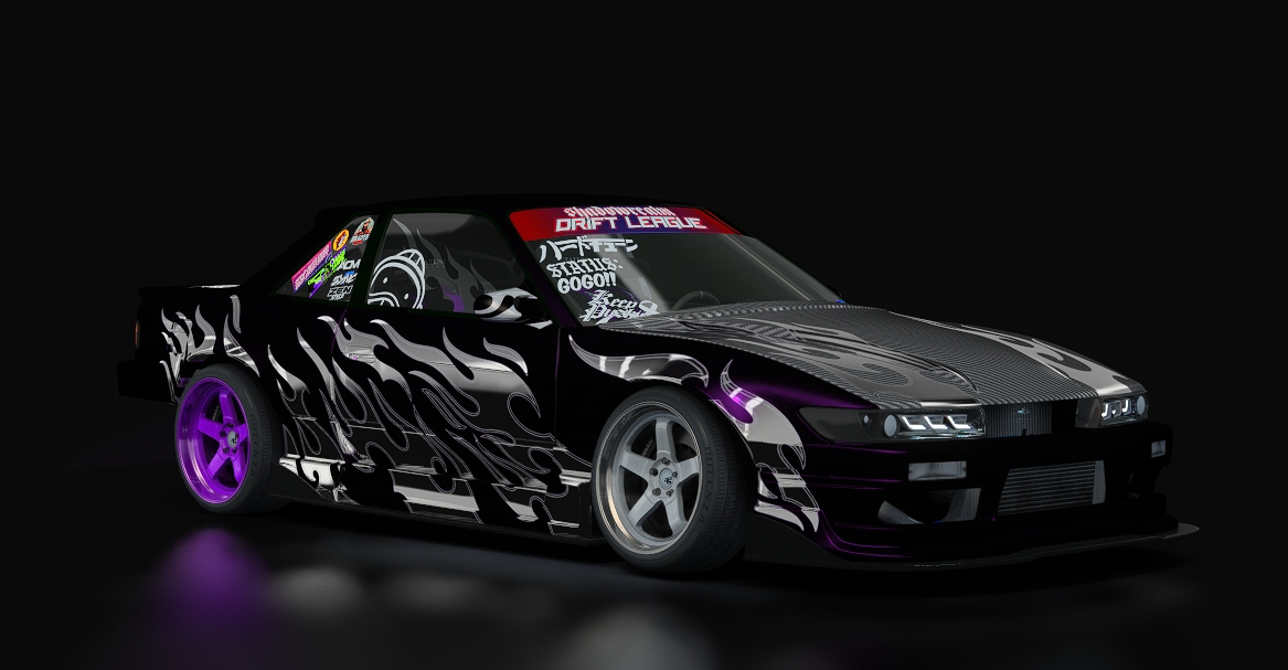 SRDL ProAM V3 Nissan S13, skin 1_SDco_Black