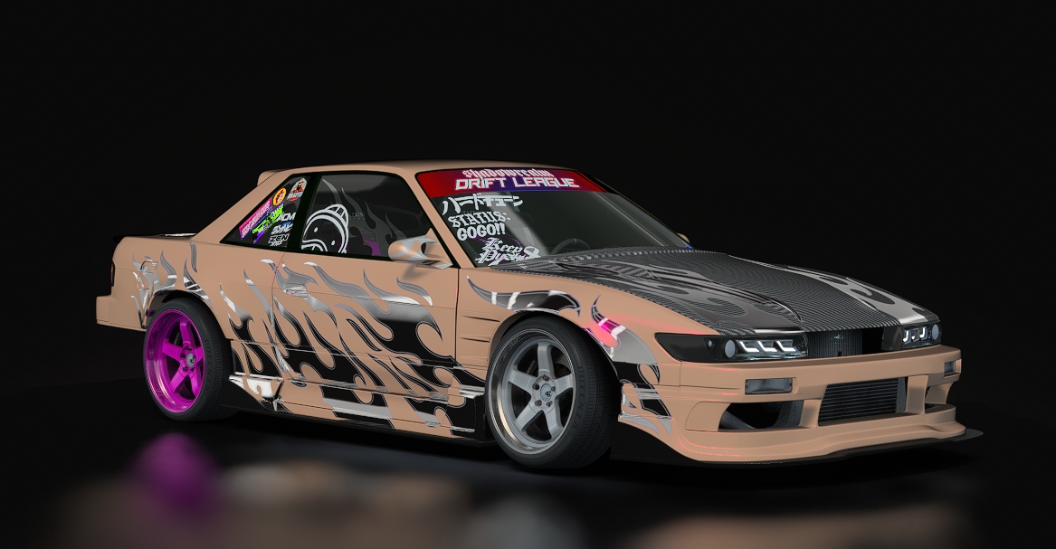 SRDL ProAM V3 Nissan S13, skin 1_SDco_Cream