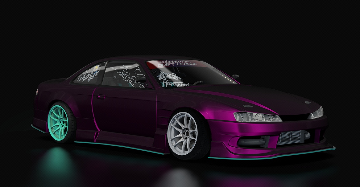 SRDL ProAM V3 Nissan S14, skin 3_Magenta