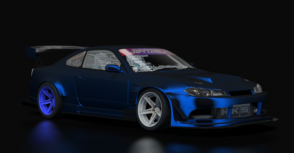 SRDL ProAM V3 Nissan S15, skin 2_Blue