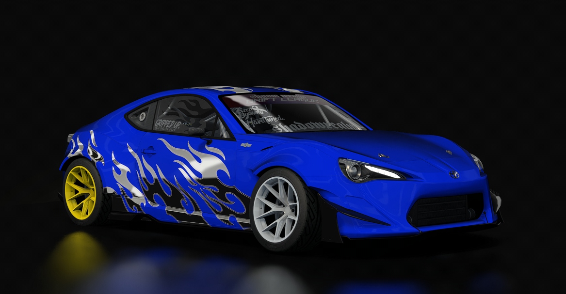 SRDL ProAM V3 Toyota GT86, skin 2_Blue