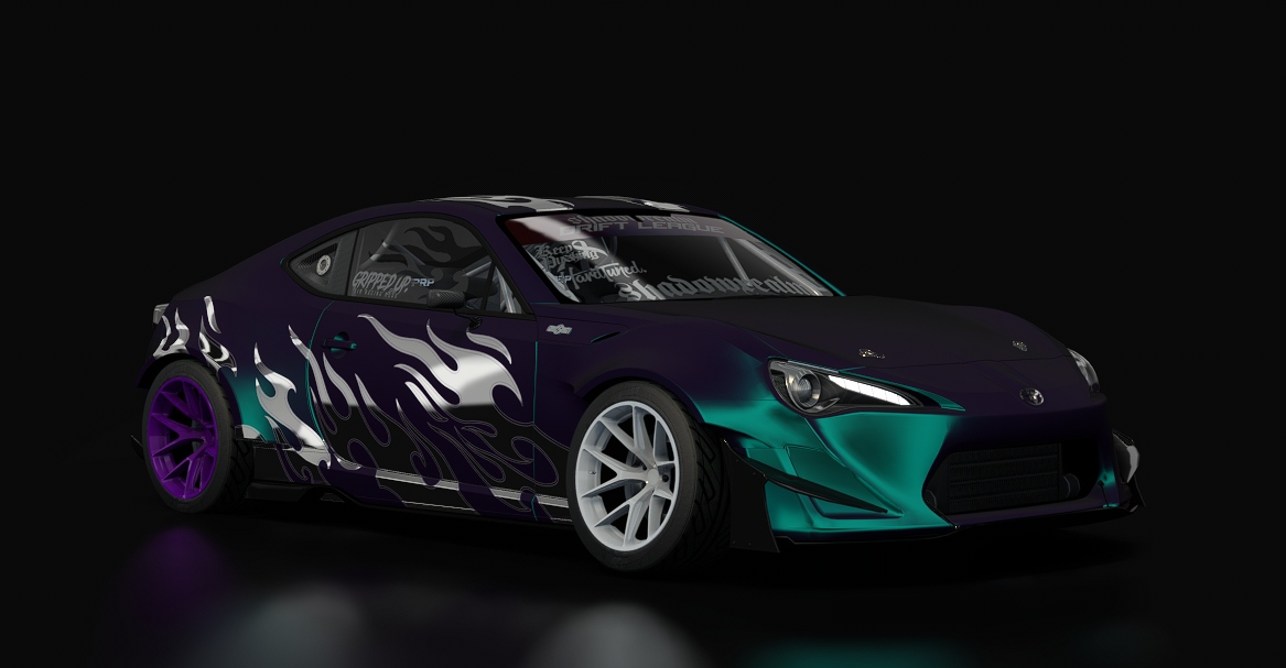 SRDL ProAM V3 Toyota GT86, skin 3_Purple
