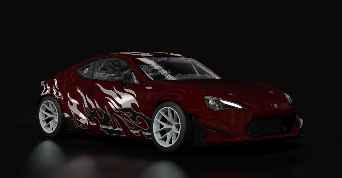 SRDL ProAM V3 Toyota GT86, skin 4_Red