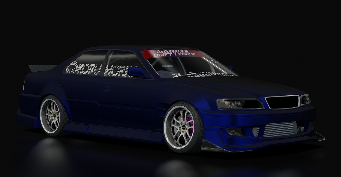 SRDL ProAM V3 Toyota Chaser JZX100, skin 2_Blue