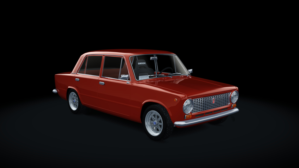 Lada 2101 Winter Drift, skin red