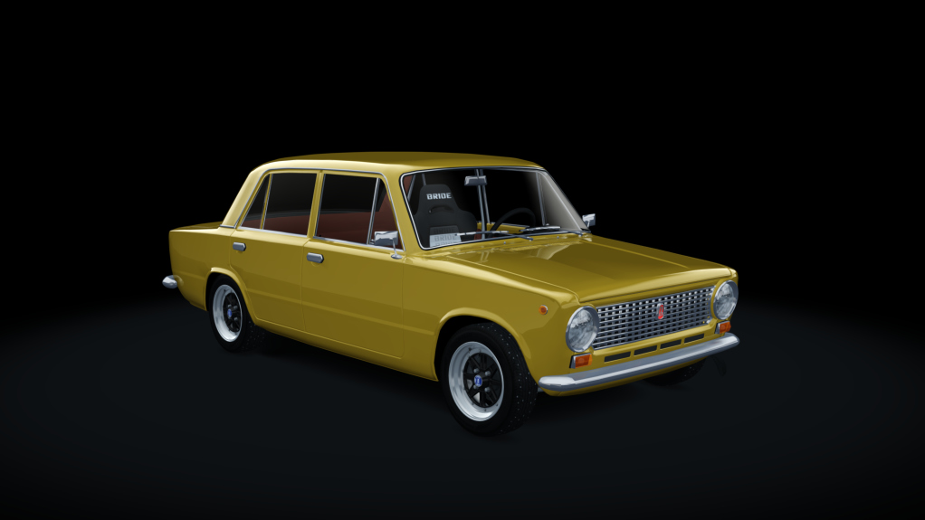 Lada 2101 Winter Drift, skin yellow