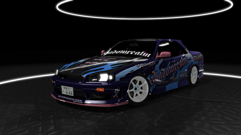 Nissan Skyline HR34, skin TeamShadowrealm
