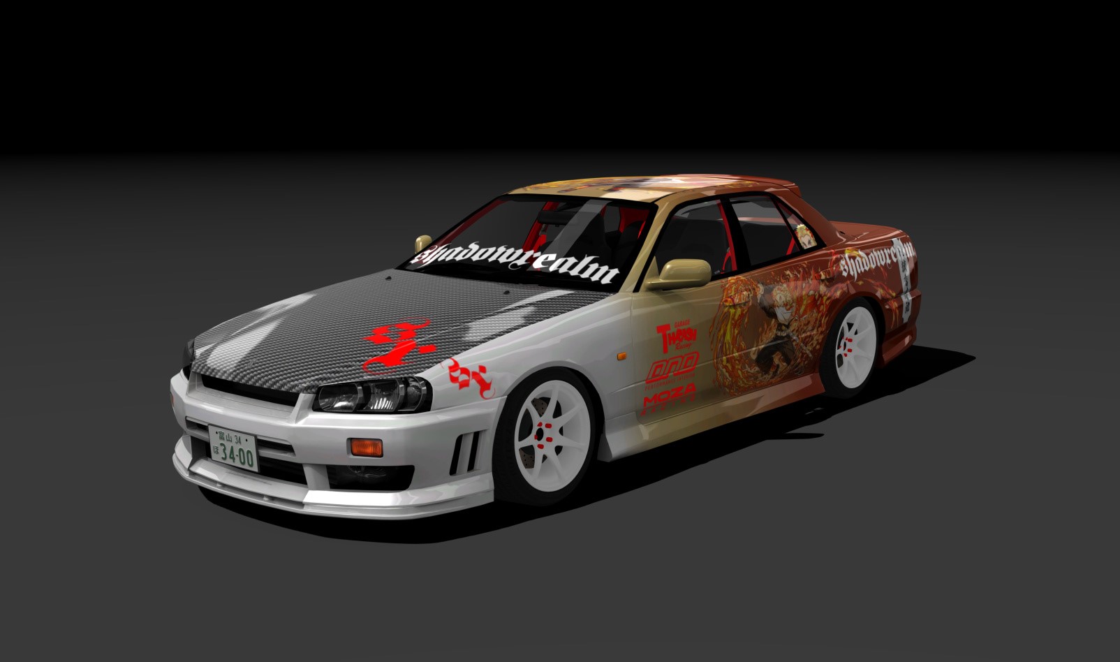 Nissan Skyline HR34, skin rengoku