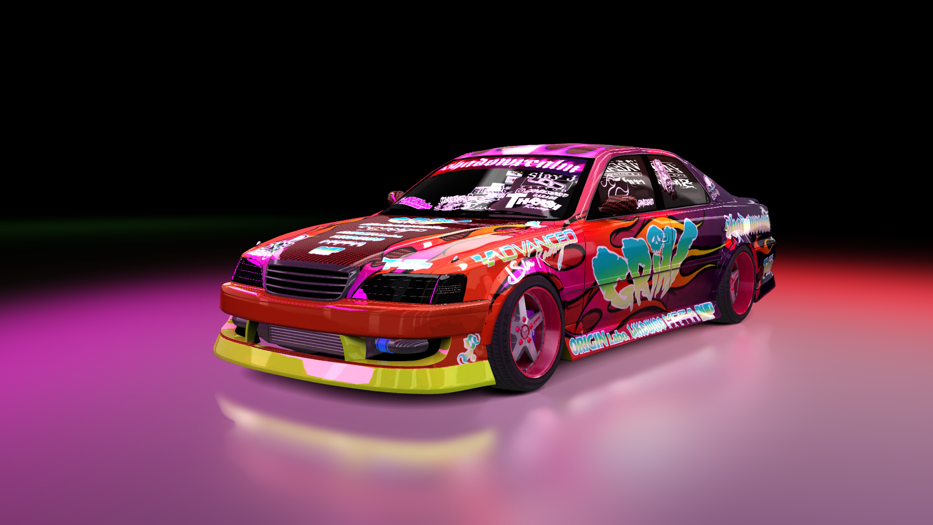 Toyota Cresta JZX100 DW-Spec, skin GRiM-Slayj