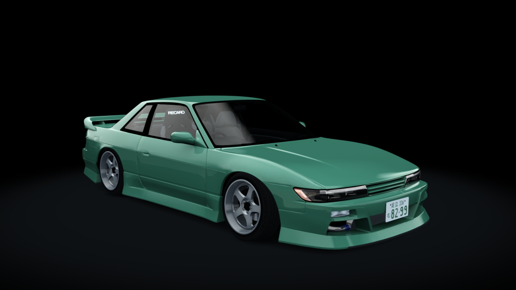 Nissan Silvia S13 WDT Street by sarck, skin green