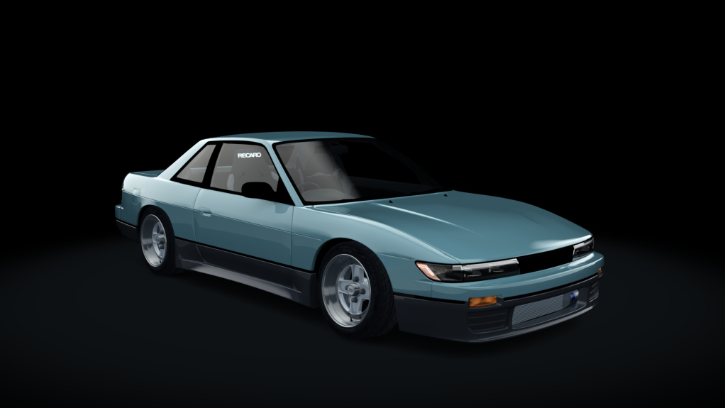 Nissan Silvia S13 WDT Street by sarck, skin two_tone_lime_green