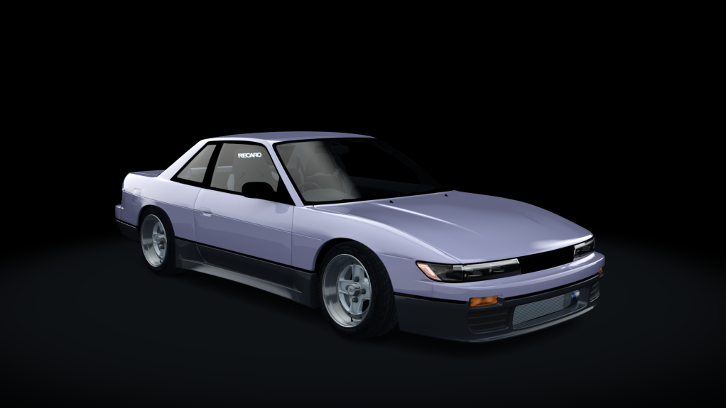 Nissan Silvia S13 WDT Street by sarck, skin two_tone_purpolish_silver