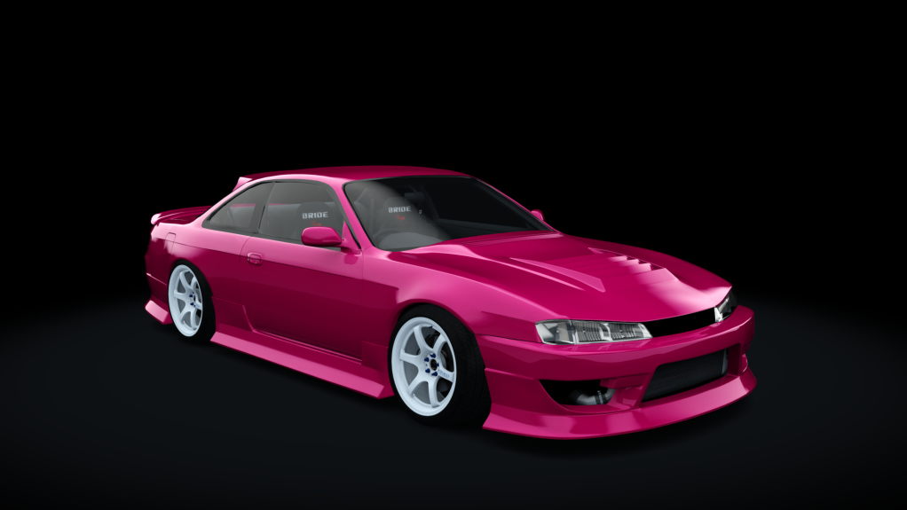 Nissan Silvia S14 WDT Street by sarck, skin Pink