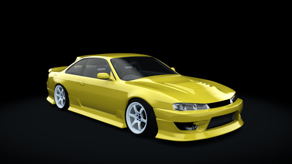 Nissan Silvia S14 WDT Street by sarck, skin Yellow