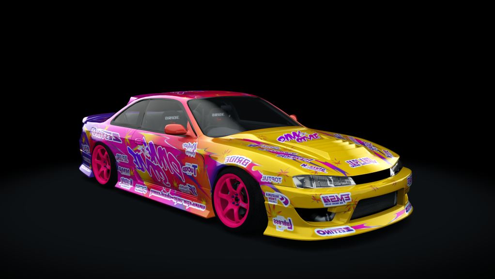 Nissan Silvia S14 WDT Street by sarck, skin pink_style1