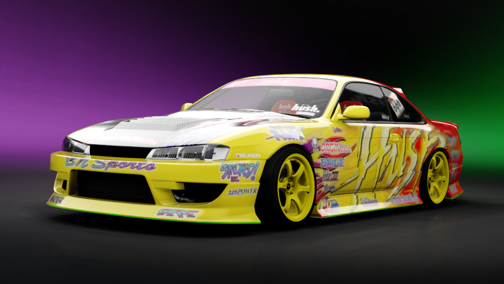 Nissan Silvia S14 WDT Street by sarck, skin s14team_hush_by_witly