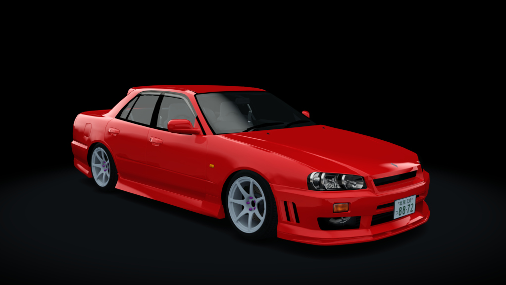 Nissan Skyline HR34 by sarck, skin 01_active_red