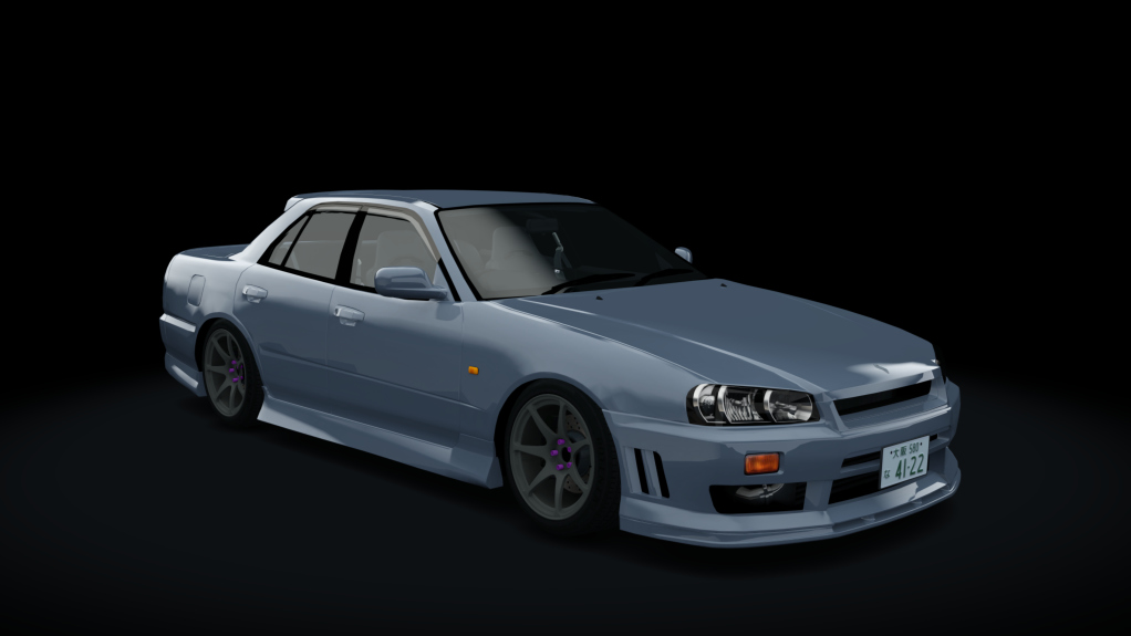 Nissan Skyline HR34 by sarck, skin 02_athlete_silver