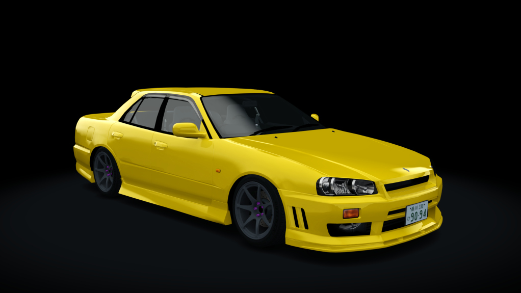 Nissan Skyline HR34 by sarck, skin 04_lightning_yellow