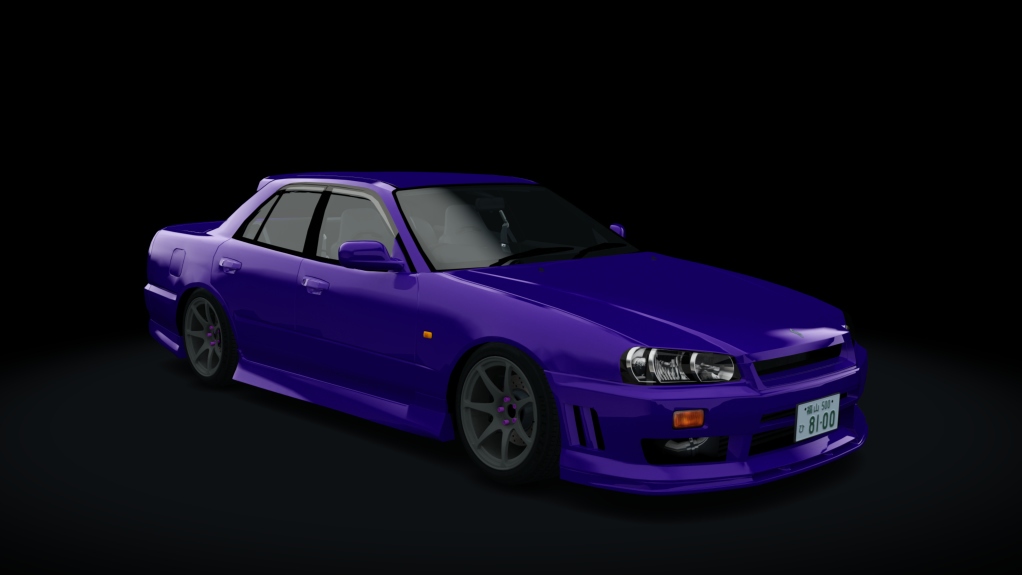 Nissan Skyline HR34 by sarck, skin 07_midnight_purple_ii