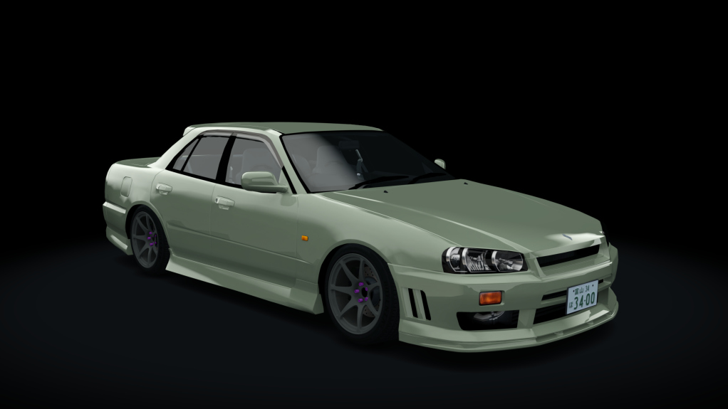 Nissan Skyline HR34 by sarck, skin 08_millennium_jade